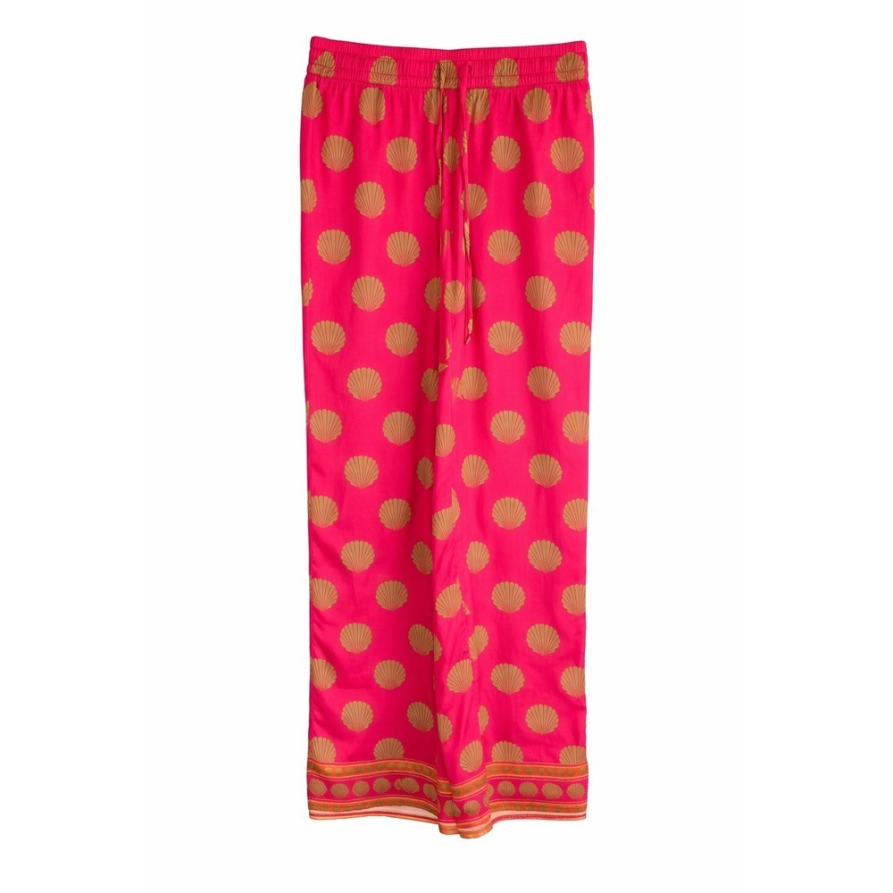 Show Me Your Mumu Sleepy Shells Pajama Pants Size Small Pink Green
